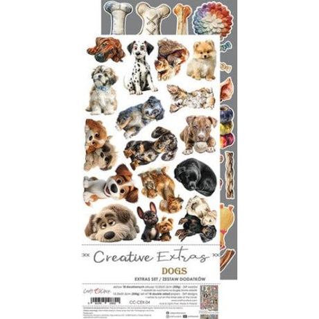 Craft O'Clock Creative Extras Set 04 Dogs (CC-CEX-04) - Postage as per Actual