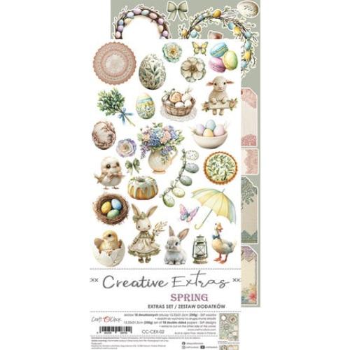 Craft O'Clock Creative Extras Set Mix 01 Spring in Love (CC-CEX-MIX-01) - Postage as per Actual