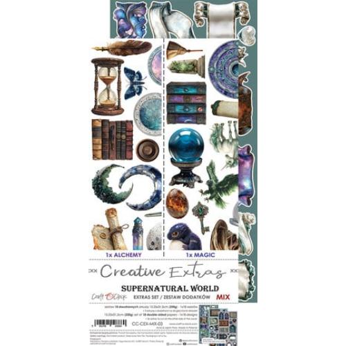 Craft O'Clock Creative Extras Set Mix 03 Supernatural World (CC-CEX-MIX-03) - Postage as per Actual