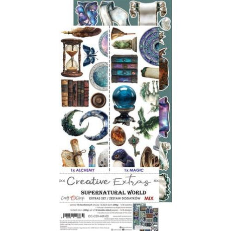 Craft O'Clock Creative Extras Set Mix 03 Supernatural World (CC-CEX-MIX-03) - Postage as per Actual
