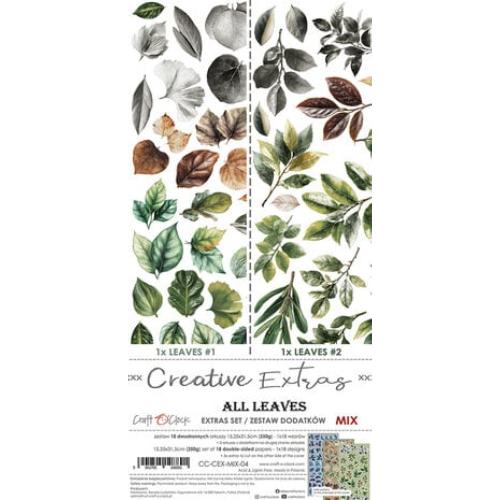 Craft O'Clock Creative Extras Set Mix 04 All Leaves (CC-CEX-MIX-04) - Postage as per Actual