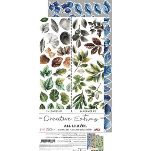 Craft O'Clock Creative Extras Set Mix 04 All Leaves (CC-CEX-MIX-04) - Postage as per Actual
