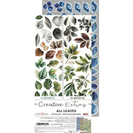 Craft O'Clock Creative Extras Set Mix 04 All Leaves (CC-CEX-MIX-04) - Postage as per Actual