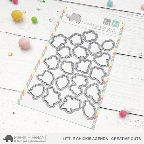 Mama Elephant - Little Chickie Agenda - Creative Cuts