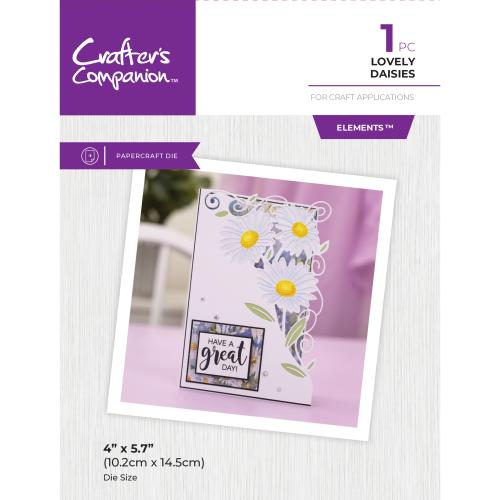 Crafter's Companion Corner Edge'able Dies Lovely Daisies