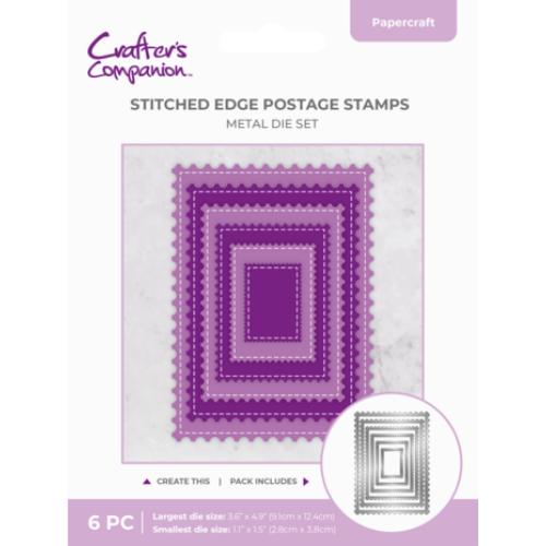 Crafter's Companion Stitched Edge Metal Die Postage Stamps (CC-MD-SEPS)