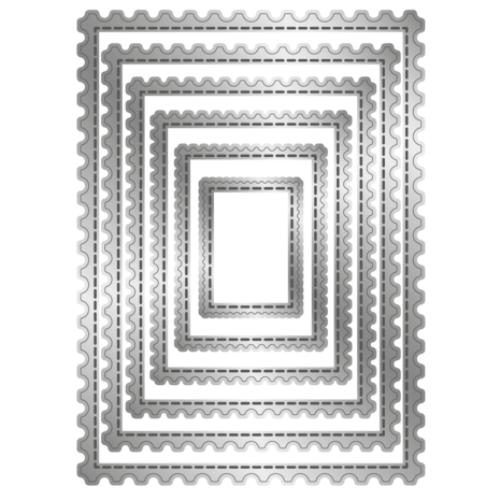 Crafter's Companion Stitched Edge Metal Die Postage Stamps (CC-MD-SEPS)