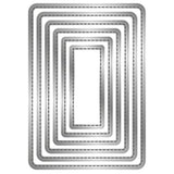 Crafter's Companion Stitched Edge Metal Die Rounded Rectangles (CC-MD-SERR)