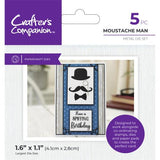 Crafter's Companion Modern Man Metal Dies Mustache Man