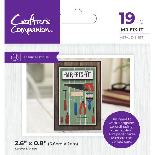 Crafter's Companion Modern Man Metal Dies Mr Fix It