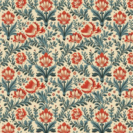 Crafter's Companion Textured Pad 8x8 Inch Special Finish Pad - Heritage Florals (CC-SPFPAD8-HEFL)