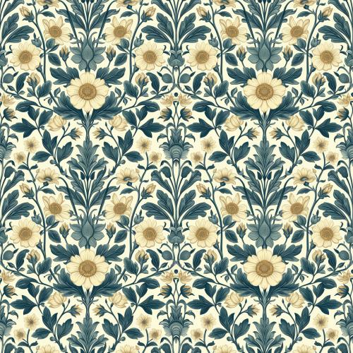 Crafter's Companion Textured Pad 8x8 Inch Special Finish Pad - Heritage Florals (CC-SPFPAD8-HEFL)