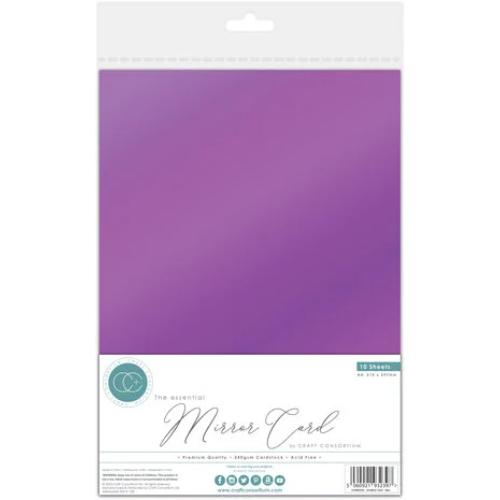 Craft Consortium The Essential Mirror Card A4 Lilac (CCEMC010)