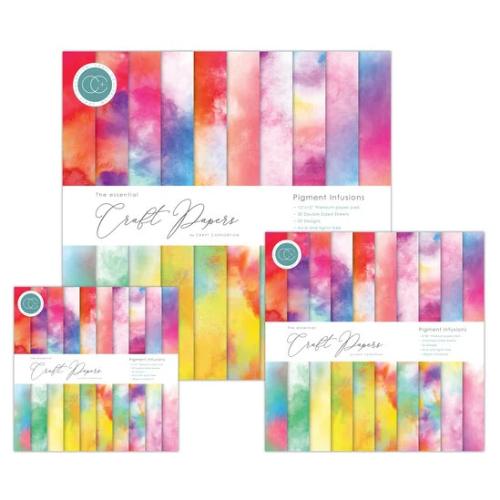 Craft Consortium Essential Craft Papers 6x6 Inch Paper Pad Pigment Infusions (CCEPAD031B)