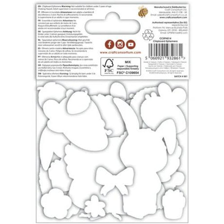 Craft Consortium Amongst the Hedgerow Chipboard Ephemera (CCEPH014)