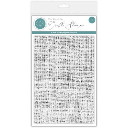 Craft Consortium Photopolymer Stamp Set Linen Texture