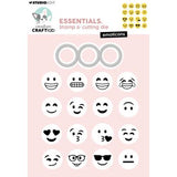 Creative Craftlab Emoticons Essentials Stamp & Cutting Die (CCL-ES-SCD95)