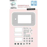 Creative Craftlab Smartphone Essentials Stamp & Cutting Die (CCL-ES-SCD96)