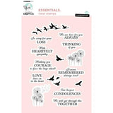 Studio Light - Essentials Clear Stamp Condolences