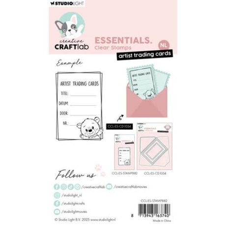 Creative Craftlab Artist Trading Cards NL Essentials Clear Stamp (CCL-ES-STAMP882)