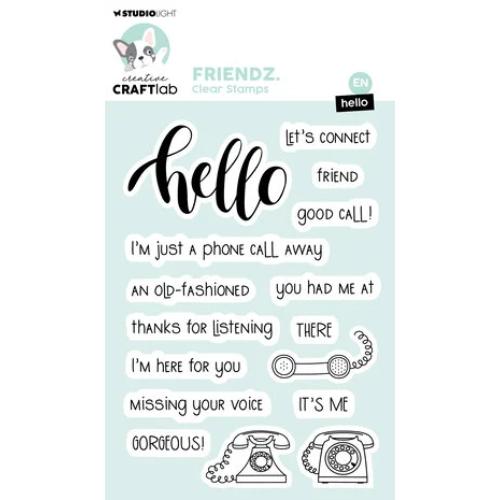 Studio Light - Friendz Clear Stamp Hello