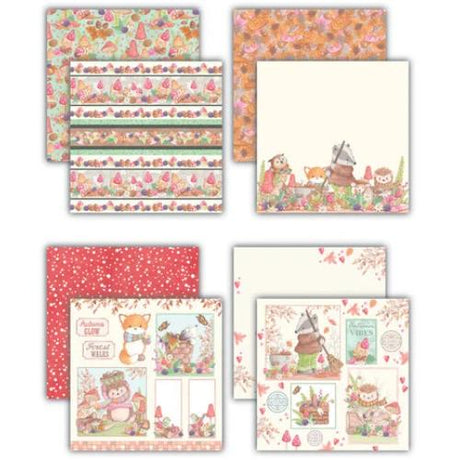 Craft Consortium Tales from Oak Wood 8x8 Inch Premium Paper Pad (CCLPAD001)