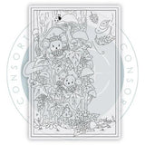 Craft Consortium Tales from Oak Wood A6 Photopolymer Stamp Set Mice Tree (CCLSTMP001)