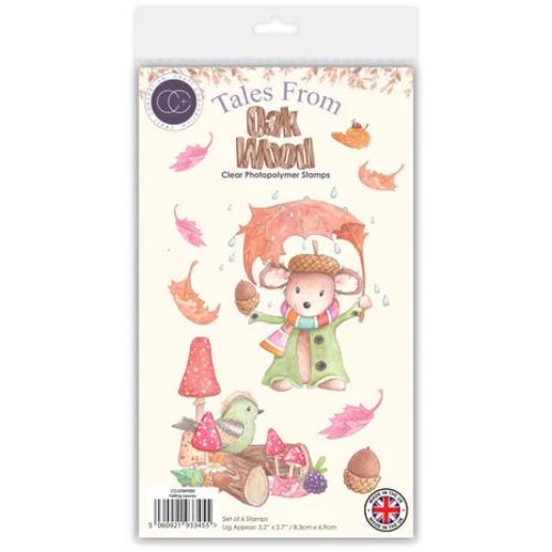 Craft Consortium Tales from Oak Wood A6 Photopolymer Stamp Set Falling Leaves (CCLSTMP002)