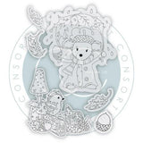 Craft Consortium Tales from Oak Wood A6 Photopolymer Stamp Set Falling Leaves (CCLSTMP002)