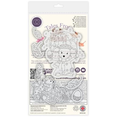 Craft Consortium Tales from Oak Wood A6 Photopolymer Stamp Set Falling Leaves (CCLSTMP002)