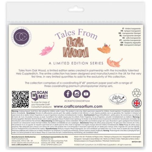 Craft Consortium Tales from Oak Wood A6 Photopolymer Stamp Set Home Sweet Home (CCLSTMP003)