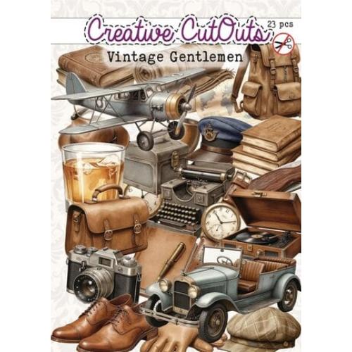 Creatief Art Vintage Gentlemen Die-Cuts Creative CutOuts (23pcs) (CCODC-008)