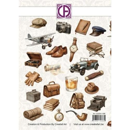 Creatief Art Vintage Gentlemen Die-Cuts Creative CutOuts (23pcs) (CCODC-008)