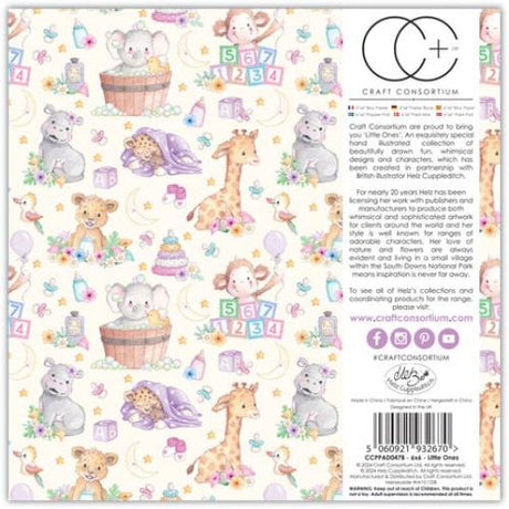 Craft Consortium Little Ones 6x6 Inch Premium Paper Pad (CCPPAD047B)