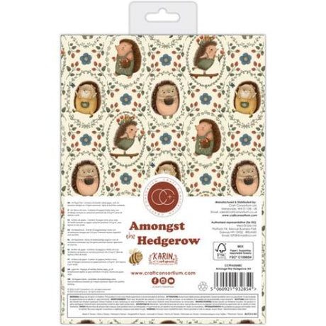 Craft Consortium Amongst the Hedgerow 12x12 Inch Premium Paper Pad (CCPPAD048) - Postage as per Actual