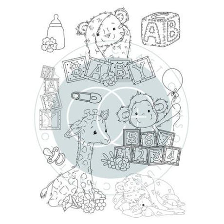 Craft Consortium Little Ones Photopolymer Stamp Set Animals (CCSTMP096)