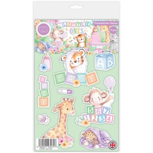 Craft Consortium Little Ones Photopolymer Stamp Set Animals (CCSTMP096)