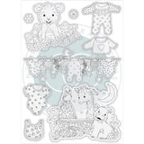 Craft Consortium Little Ones Photopolymer Stamp Set Clothes (CCSTMP097)