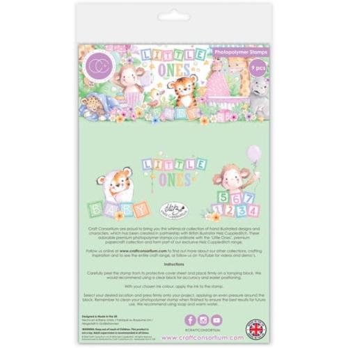 Craft Consortium Little Ones Photopolymer Stamp Set Clothes (CCSTMP097)