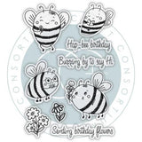 Craft Consortium Amongst the Hedgerow A6 Clear Photopolymer Stamps Buzzing (CCSTMP098)