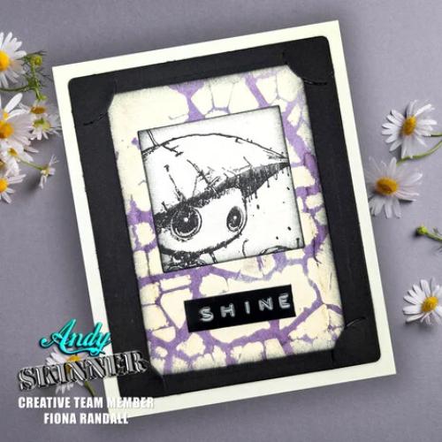 Creative Expressions Andy Skinner Bot-ology New Friends Pre Cut Rubber Stamp