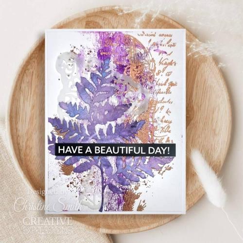 Creative Expressions Sam Poole Faded Flora 4 in x 6 in Clear Stamp Set