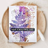 Creative Expressions Sam Poole Faded Flora 4 in x 6 in Clear Stamp Set