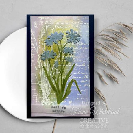 Creative Expressions Sam Poole Faded Flora 4 in x 6 in Clear Stamp Set