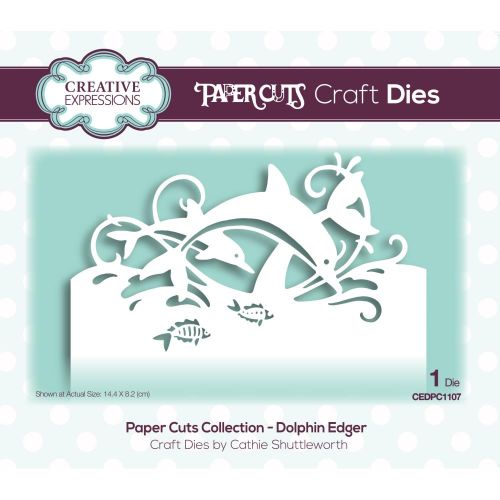 Creative Expressions Paper Cuts Edger Craft Dies Dolphin