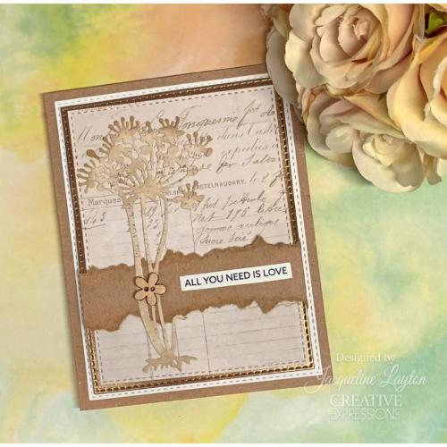 Creative Expressions Sam Poole Shabby Basics Queen Anne's Craft Die