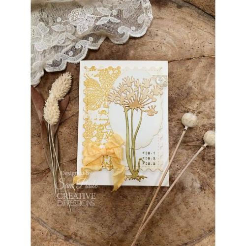 Creative Expressions Sam Poole Shabby Basics Queen Anne's Craft Die