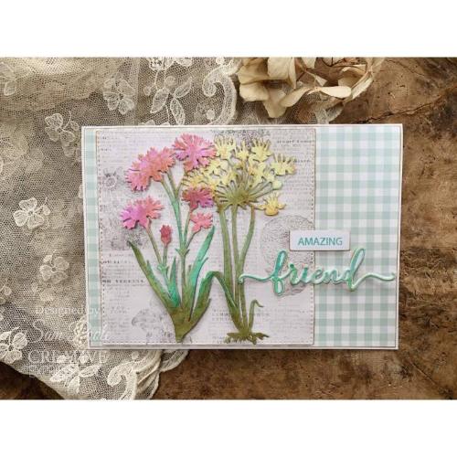 Creative Expressions Sam Poole Shabby Basics Queen Anne's Craft Die