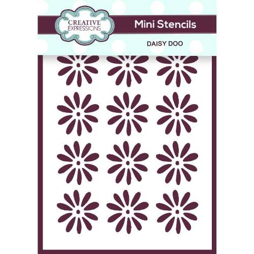 Creative Expressions Mini Stencil Daisy Doo 4 in x 3 in