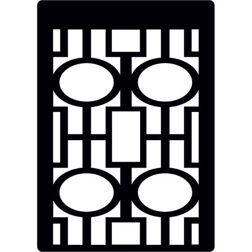 Creative Expressions Mini Stencil Art Deco 4.2 in x 3.0 in